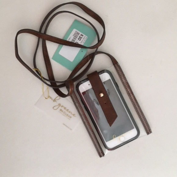 clear phone purse